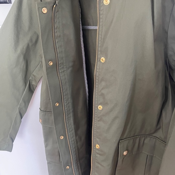 NWOT JCrew green barn jacket - M - Picture 3 of 4